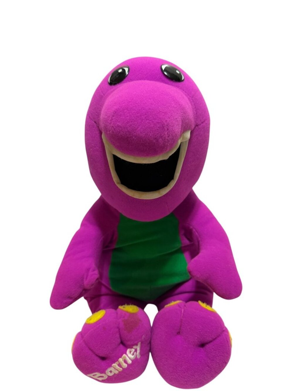 Talking Barney Dinosaur 1993 Tested Works Plush Toy